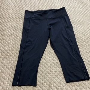 Lulu lemon size 12 fast and free crop legging